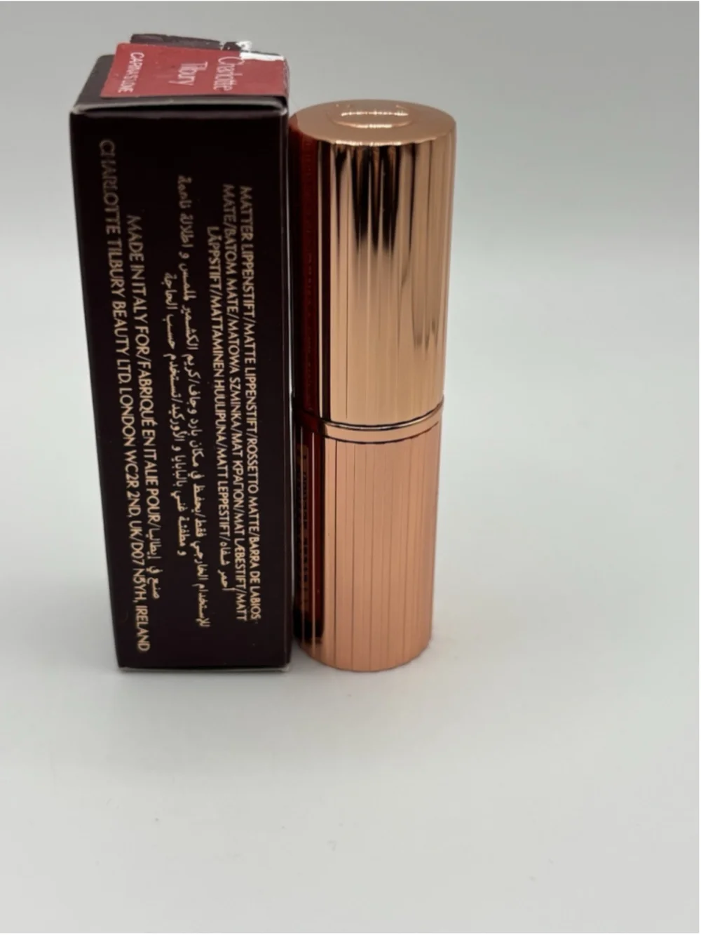 Charlotte Tilbury Matte Revolution Carina’s Love Lipstick Full Size NIB 0.12 oz